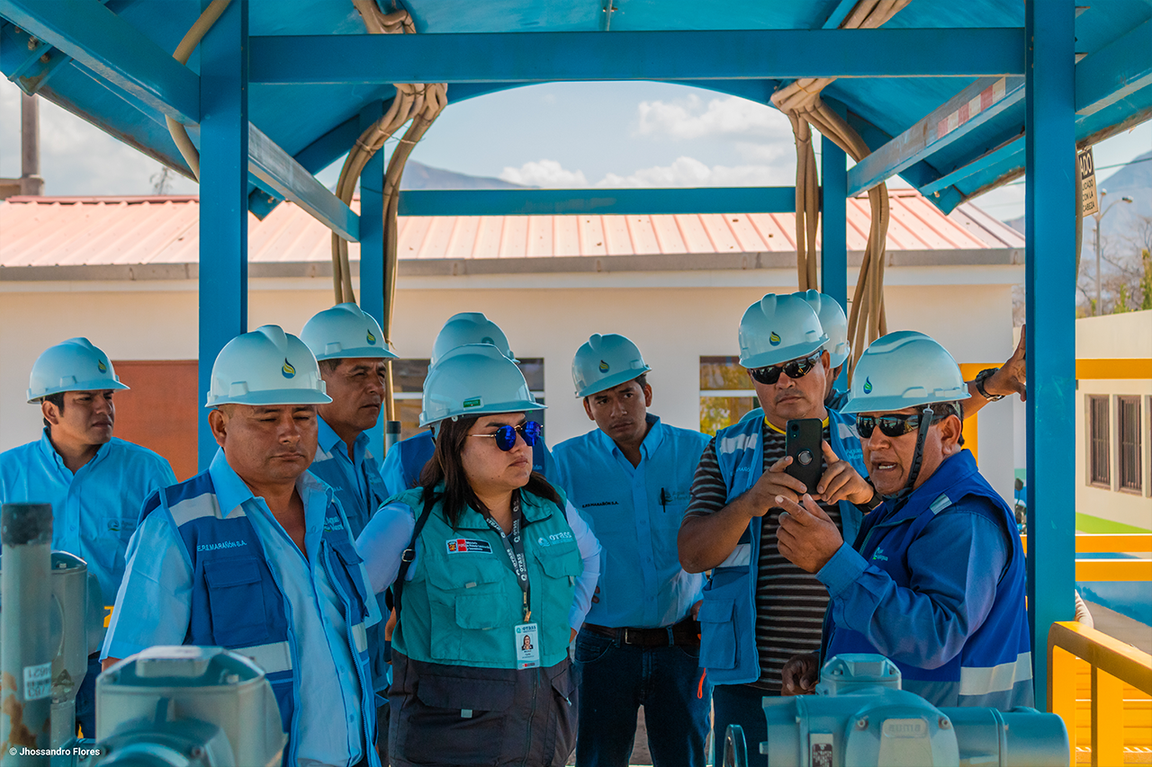 15 trabajadores de la EPS Marañón realizaron pasantía al proceso operacional de la EPS Moquegua