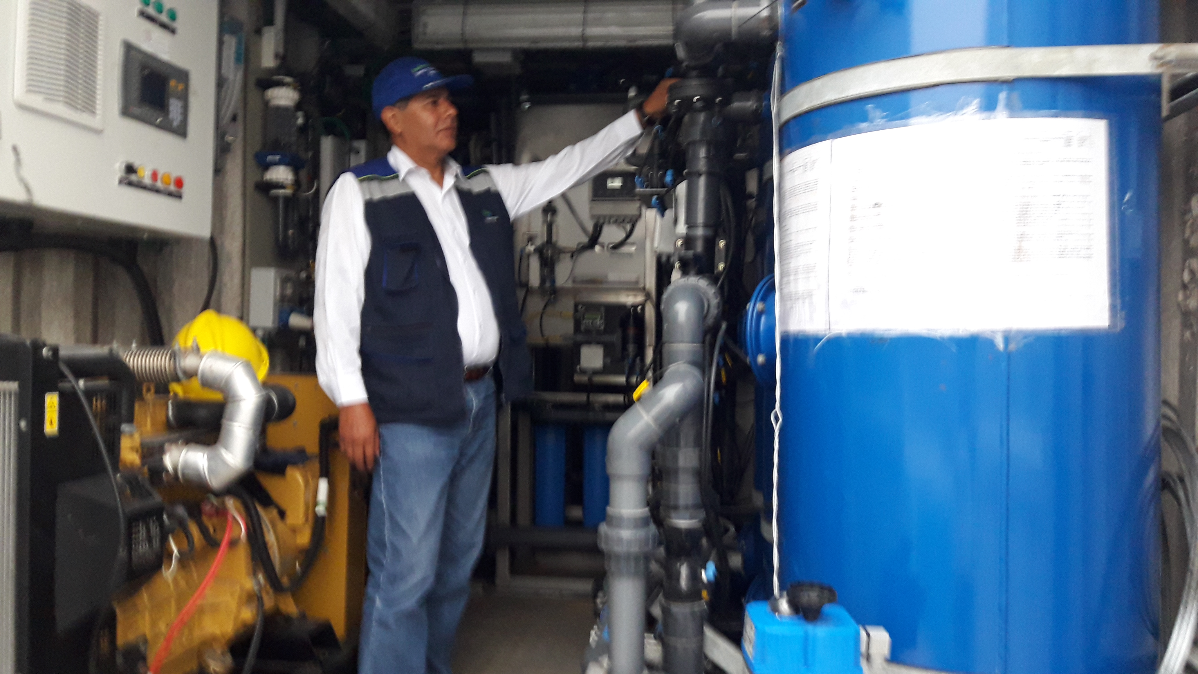EPS Moquegua brinda asistencia técnica a Municipalidad de Torata para la puesta en marcha de planta compacta