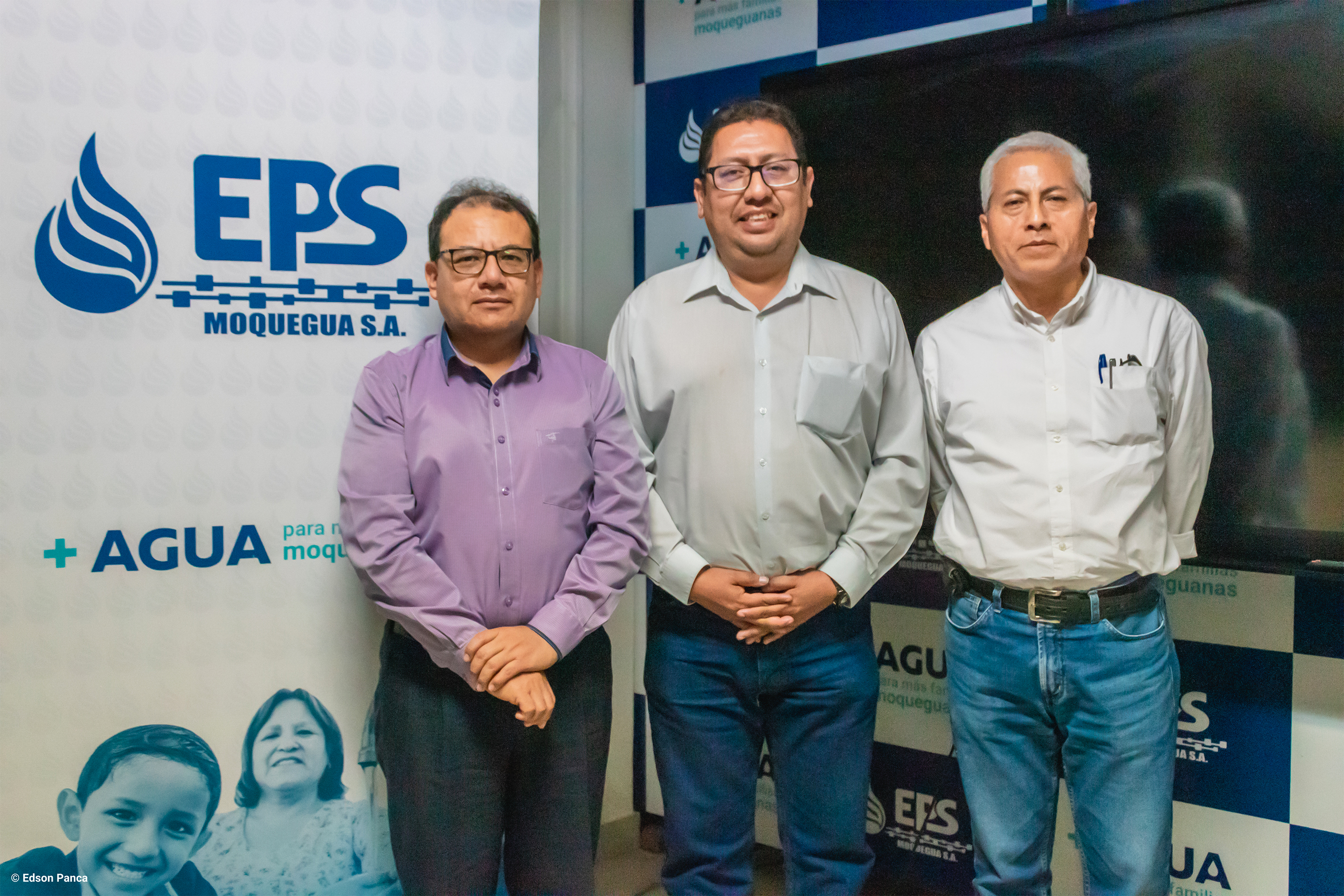 El Ing. Abrahán Ponce Sosa es el nuevo presidente del Directorio de la EPS Moquegua bajo la administración de la Municipalidad Provincial Mariscal Nieto